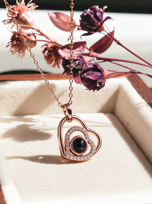 Custom Photo Projection Necklace